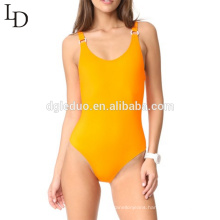 high quality Womens Spandex backless one piece swimsuit